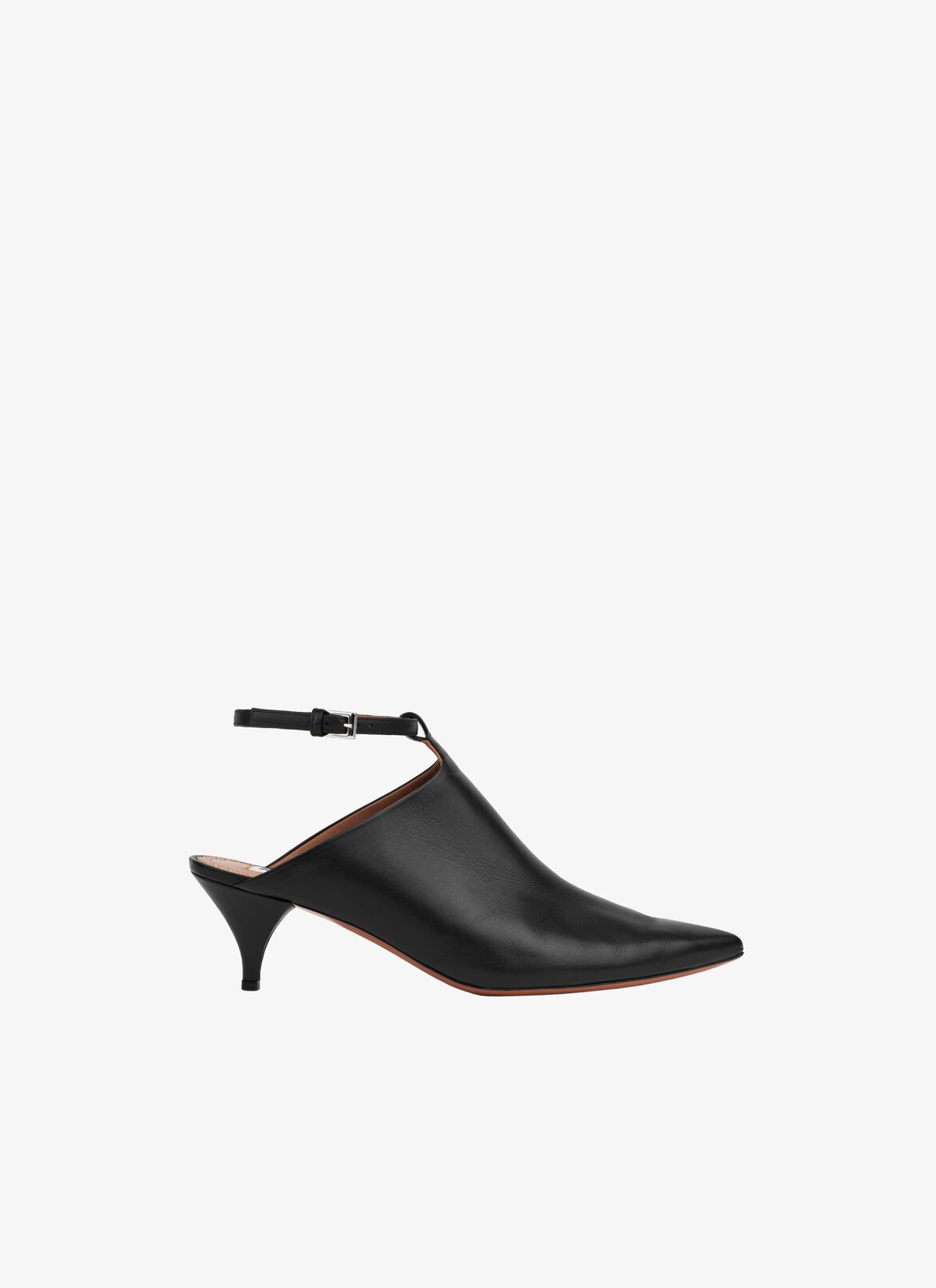 LEATHER BABOUCHES ALAÏA BLACK LEATHER BABOUCHES